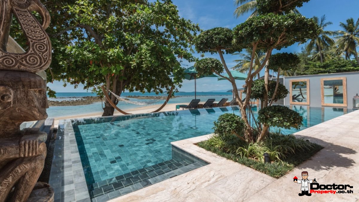 Amazing Beachfront Villa - 6 Bedrooms - Laem Por - Koh Samui - for sale